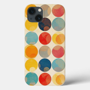 retro polka stippen Case-Mate iPhone case
