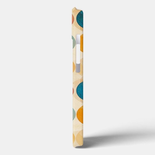  retro polka stippen Case-Mate iPhone case (Achterkant / Links)