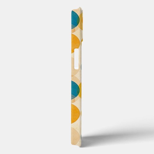  retro polka stippen Case-Mate iPhone case (Achterkant / Rechts)