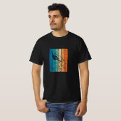 Retro Polsstokhoogspringen T-shirt (Voorkant volledig)