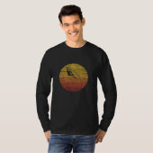 Retro Polsstokhoogspringen T-shirt (Voorkant volledig)