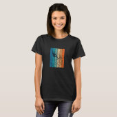 Retro Polsstokhoogspringen T-shirt (Voorkant volledig)
