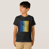 Retro Polsstokhoogspringen T-shirt (Voorkant volledig)