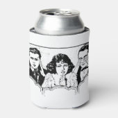 Retro Polyamory - Drievoudig - Spoelen - Triad Blikjeskoeler (Blikje Voorkant)