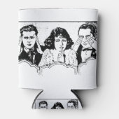 Retro Polyamory - Drievoudig - Spoelen - Triad Blikjeskoeler (Voorkant)