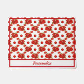 Retro Pomegranate Red Fruit Orchard Patroon Deurmat (Voorkant)