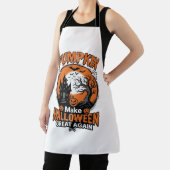 Retro Pompoen Halloween Geweldig Again T-shirt Ont Schort (Insitu)