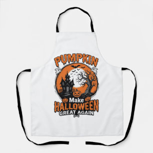 Retro Pompoen Halloween Geweldig Again T-shirt Ont Schort