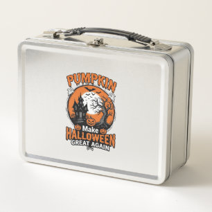 Retro Pompoen Halloween Geweldig Weer T-Shirt Ontw