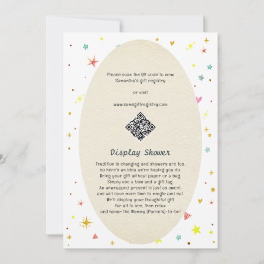 Retro Pompoen Kersen Coquette Herfst Baby shower Kaart (Achterkant)