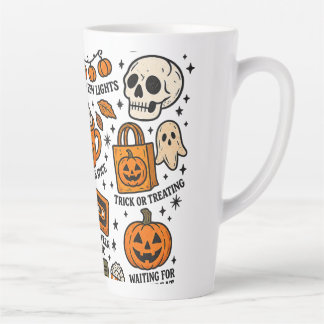 Retro Pompoen Kruiden Herfst Latte Mok