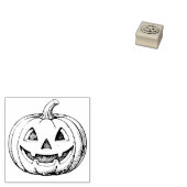 Retro Pompoen Rubberstempel (Gestempeld)