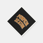 Retro Pompoen Seizoen Schattigee Herfst Gift Hallo Servet (Hoek)