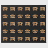 Retro Pompoenseizoen Cute Fall Cadeau Halloween Cadeaupapier (Vlak)