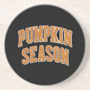 Retro Pompoenseizoen Cute Fall Cadeau Halloween  Zandsteen Onderzetter
