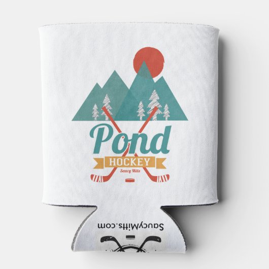 Retro Pond Hockey Blikjeskoeler (Achterkant)