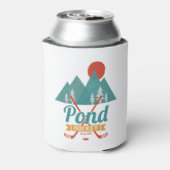 Retro Pond Hockey Blikjeskoeler (Blikje Achterkant)