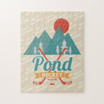 Retro Pond Hockey doet het buiten