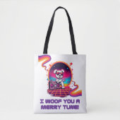 Retro Poochie Dreamscape Tote Bag (Voorkant)