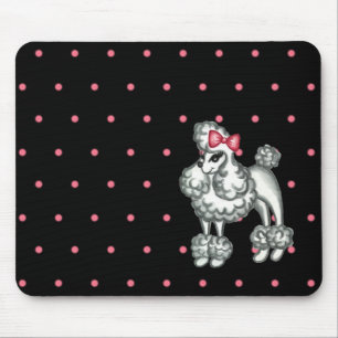 Retro Poodle Muismat