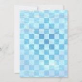 Retro Pool Party Birthday Uitnodiging (Achterkant)