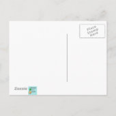 Retro Pool Party Briefkaart (Achterkant)