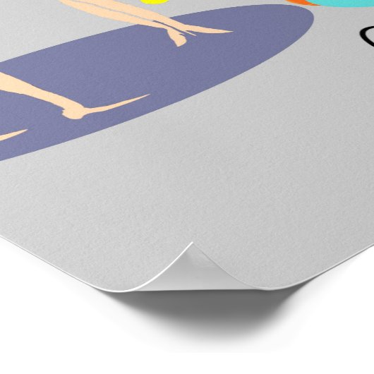 Retro Pool Party Poster (Hoek)