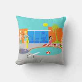 Retro Pool Party Sierkussen