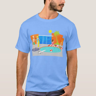 Retro Pool Party T-Shirt