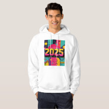 Retro Pop Art 2025 Geometrisch patroon