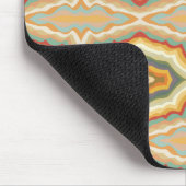 Retro Pop Art Abstract Geometric Wavy Pattern Muismat (Hoek)