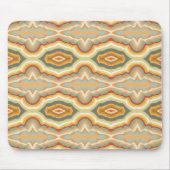 Retro Pop Art Abstract Geometric Wavy Pattern Muismat (Voorkant)