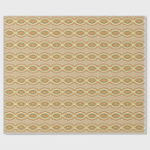 Retro Pop Art Abstract Geometrisch Golfpatroon Cadeaupapier (Vlak)