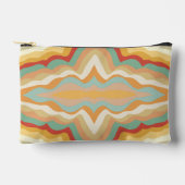 Retro Pop Art Abstracte geometrische Wavy Patroon Etui (Voorkant)