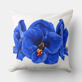 Retro Pop Art Amaryllis – Turquoise Kussenhoes Kussen