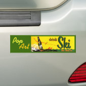 RETRO POP ART ANTHROPOMORPHIC SODA Bumpersticker (Op auto)