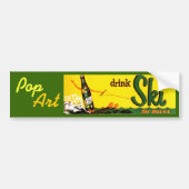 RETRO POP ART ANTHROPOMORPHIC SODA Bumpersticker (Voorkant)