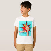 Retro Pop Art Banaan Comic Book Stijl T-shirt (Voorkant volledig)