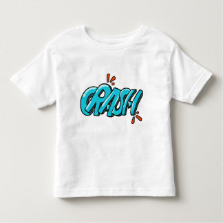 Retro Pop Art CRASH Graffiti Lettering Kinder Shirts
