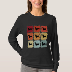 Retro Pop Art Dachshund Dog T-shirt