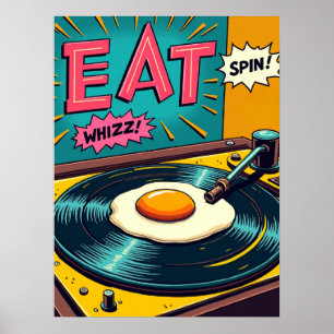 Retro Pop Art: de surrealistische spin Poster