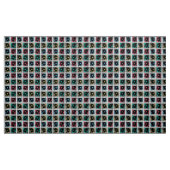 Retro Pop Art Draaitafels Stof (Yard (91,4 cm))
