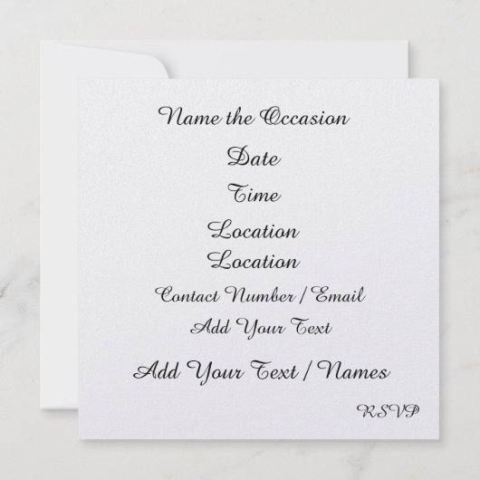 Retro Pop Art Feest, Nieuw Jaar, Uitnodiging (Achterkant)