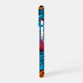 Retro Pop Art Funky Cartoon Hond iPhone 16 Hoesje (Linkerkant)