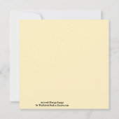 Retro Pop Art Geometric Color Block Pattern Kaart (Achterkant)