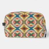 Retro Pop Art Geometric Color Block Pattern  Toilettasje (Voorkant)