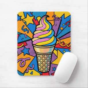 Retro Pop Art Ijsje Muismat