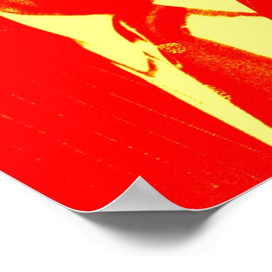 Retro Pop Art JFK John F. Kennedy Poster (Hoek)