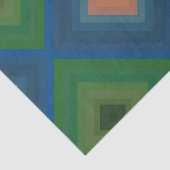 Retro Pop Art Kleur Streep Diamantpatroon Tissuepapier (Detail)