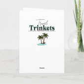 Retro Pop Art Lady | Gewoon Gezegde Hi Kaart (Achterkant)